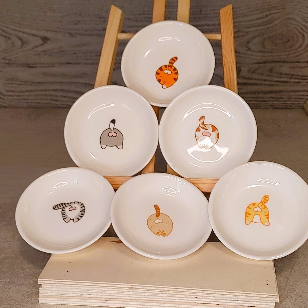 Cat bum mini dishes